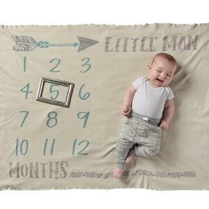Primitives by Kathy Little Man Milestone Blanket